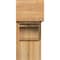 Ekena Millwork Olympic Block Rough Sawn Bracket w/ Offset Brace, Western Red Cedar, 8"W x 18"D x 18"H BKT0806X18X18OLY05RWR - alternate 3
